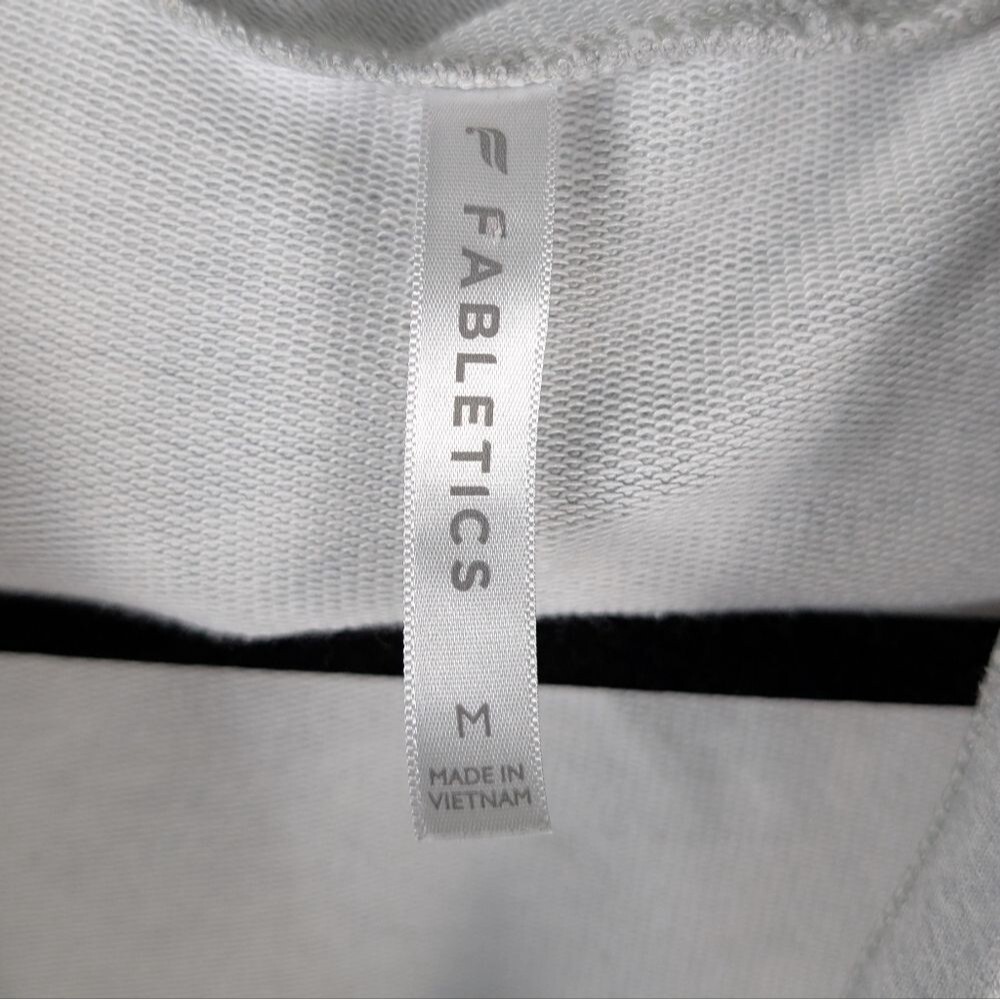 Fabletics Hoodie Women's Medium Gray Pullover Act… - image 4